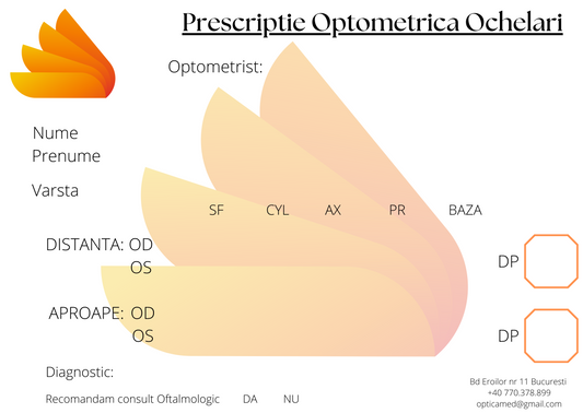 Retete si prescriptie ochelari optica